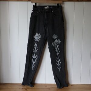 Sister Nettle Printed Gap Classic Denim Vintage Jeans Size 25 Slow Fashion